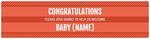 Congratulations Baby - Orange