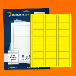 2.25x1.5 Yellow Labels - SL844-TY | SheetLabels.com®