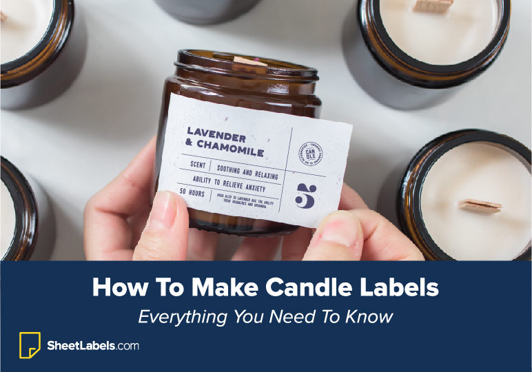 Candle Warning Label Template: Printable Candle Safety Stickers