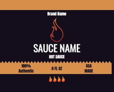 Hot Sauce Label Templates - Design Easily