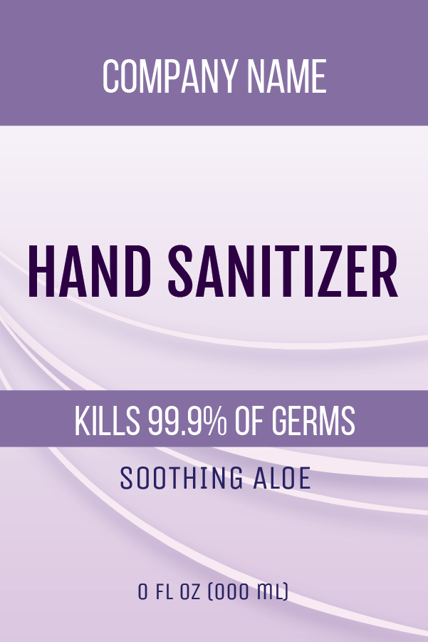 Hand Sanitizer Label Templates Design Free Online SheetLabels 