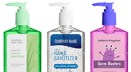 Custom Hand Sanitizer Gels