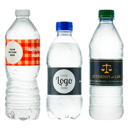 business water bottle labels