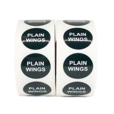 Plain Wings Label | SheetLabels.com